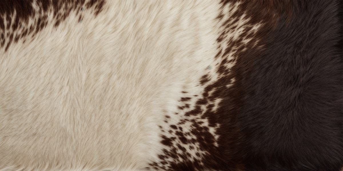 How can I remove wrinkles or fold lines from cowhide rugs