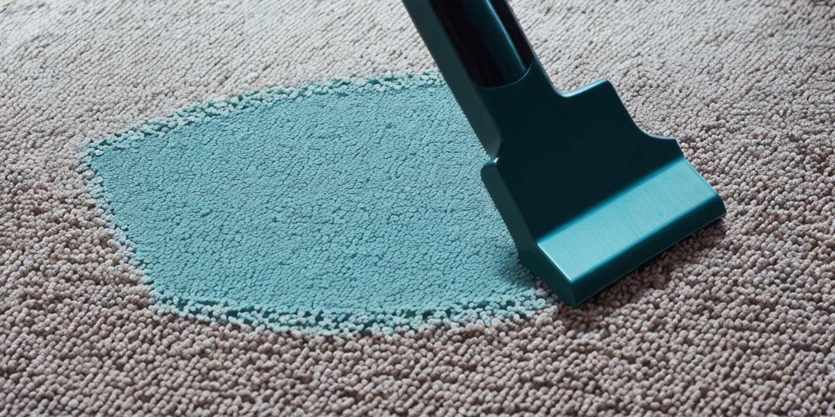 How can I effectively remove taffy stains from my carpet