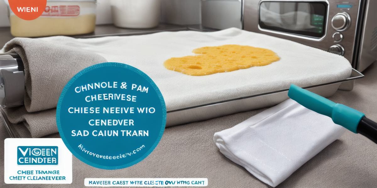 How can I effectively remove cheese stains from clothing and upholstery