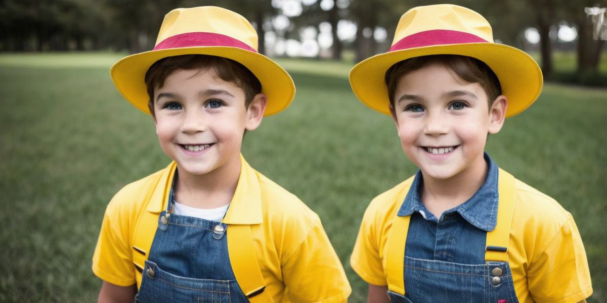 How can I create an easy 'Man in the Yellow Hat' costume for Halloween