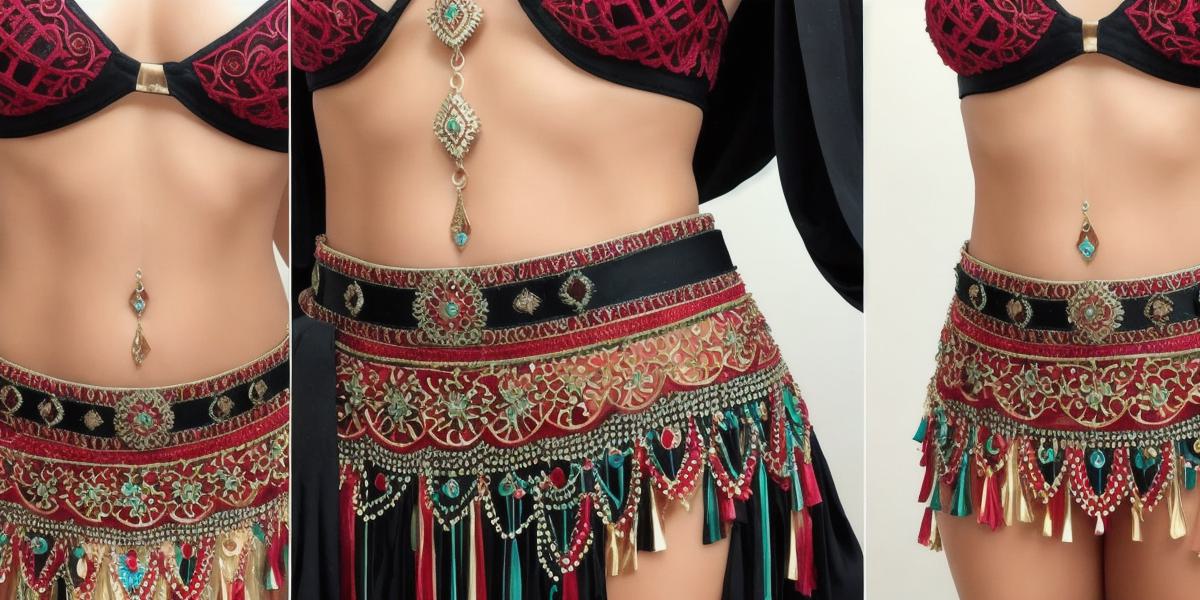 How can I create my own belly dance belt at home