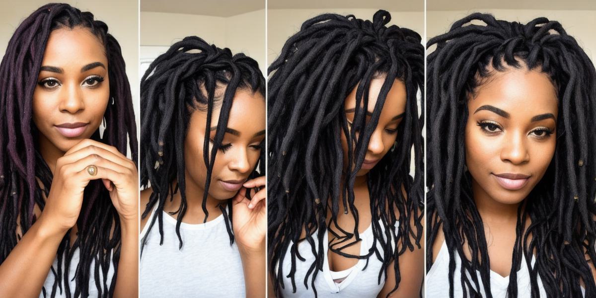 How can I seal DIY synthetic dreads using Method 1 in 6 easy steps