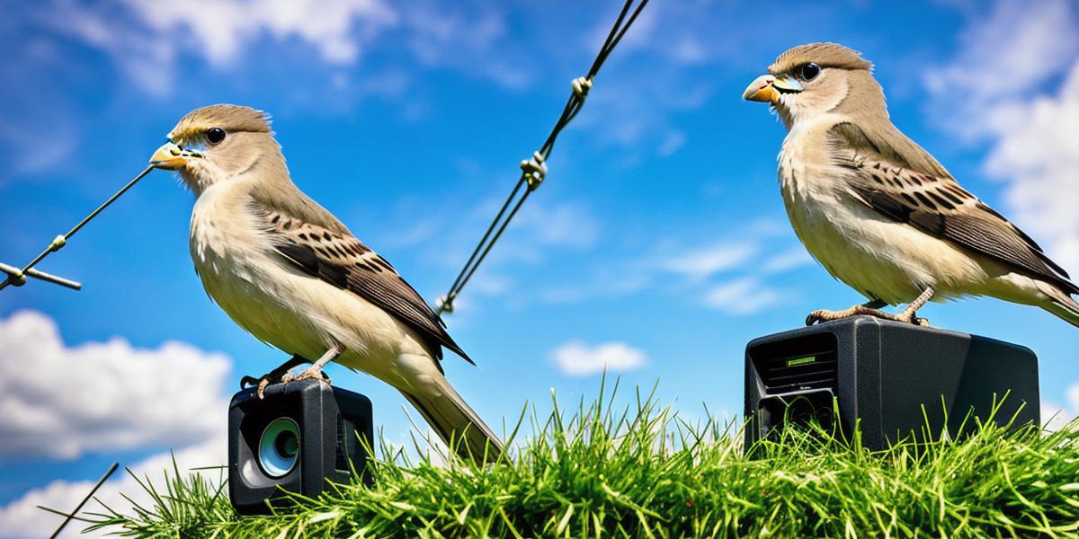 How can I prevent birds from perching on my TV aerial