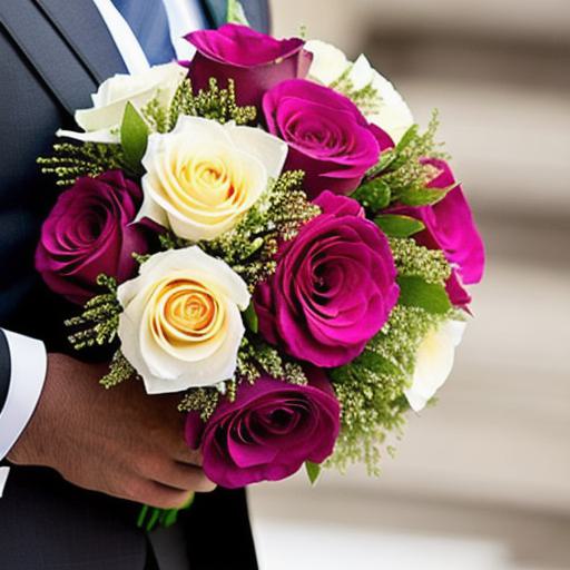 Hanging Your Bouquet on a Pole or Peg During the Ceremony