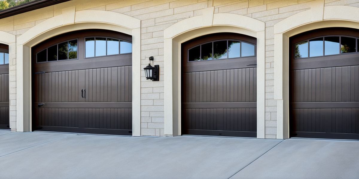 What is the average installation time for a residential garage door