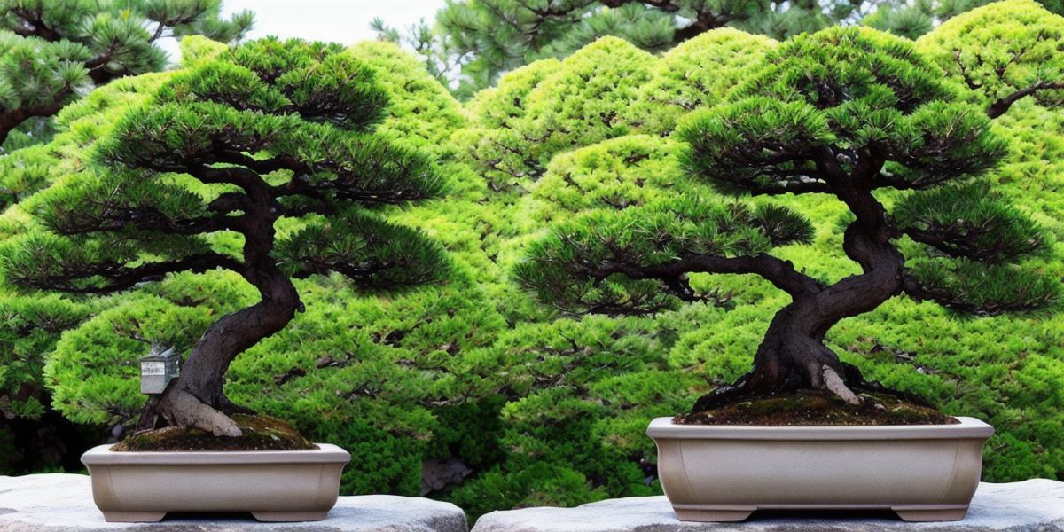 How can I determine the age of a bonsai tree using practical and simple methods