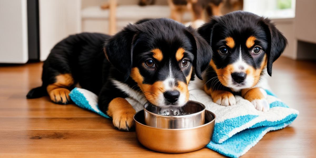 What is the best diet and feeding schedule for a growing puppy