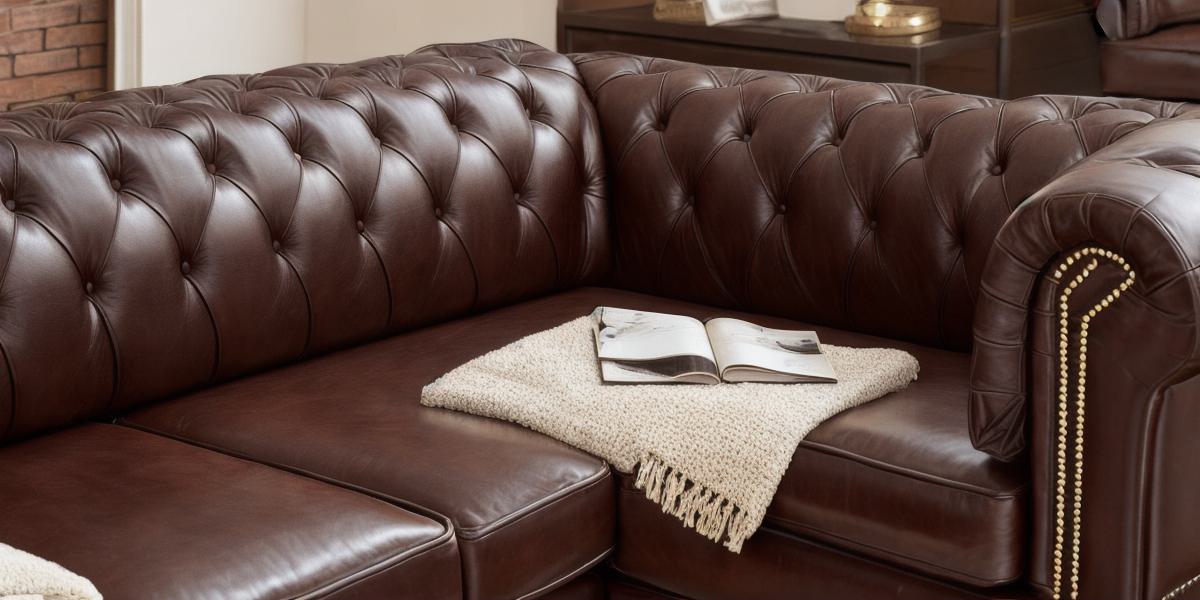 How can I clean and maintain my Chesterfield leather sofa