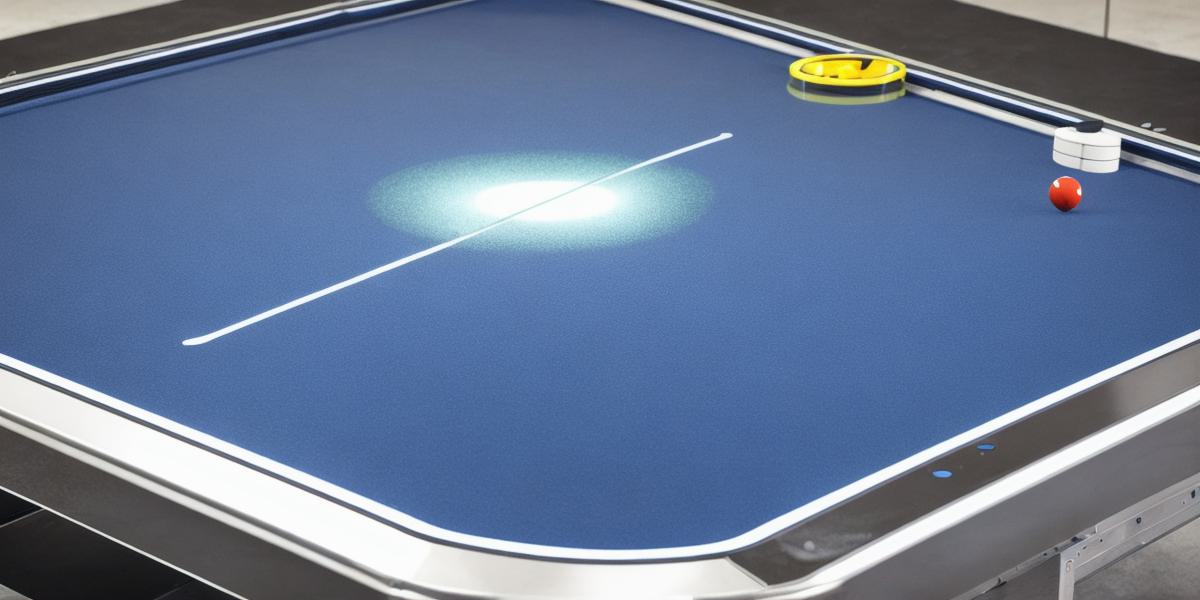 How do I effectively clean an air hockey table to maintain its performance and longevity