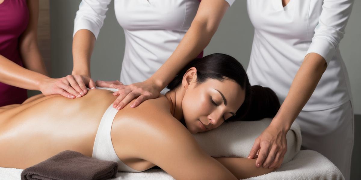 What are the recommended steps for preparing and recovering from a deep tissue massage