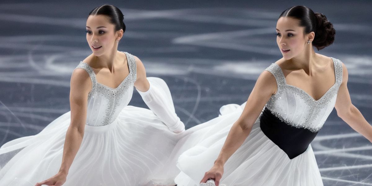 How can I create a simple ice skating dress for figure skating