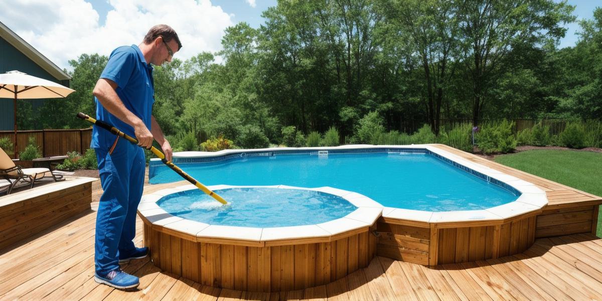 How do I properly fit a ladder to my above-ground pool