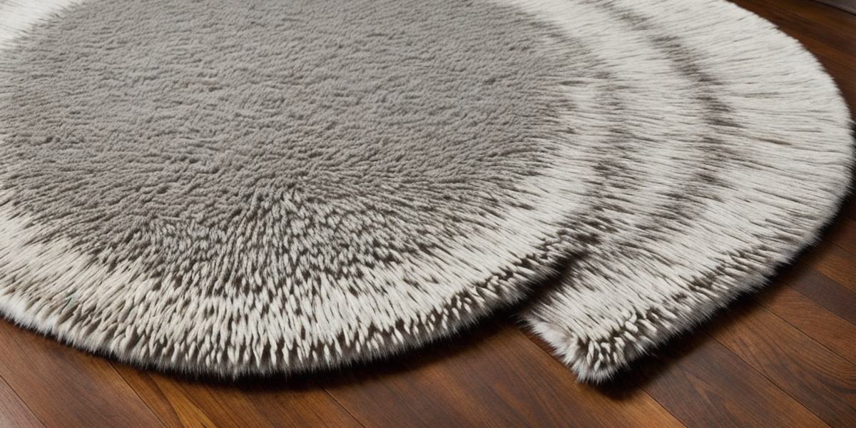 How do I properly hang a Bearskin rug