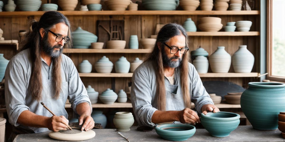 How is horse hair pottery created