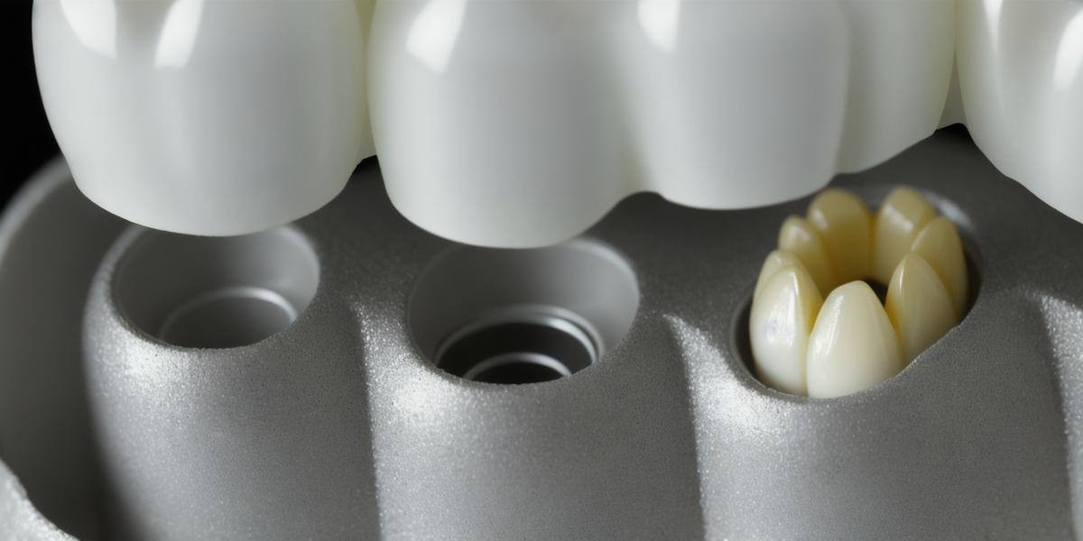 How are dental crowns attached to implants