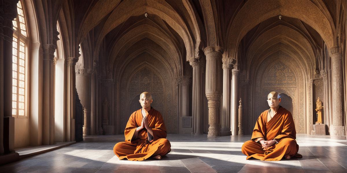 What are the proper etiquette guidelines for visiting a monastery