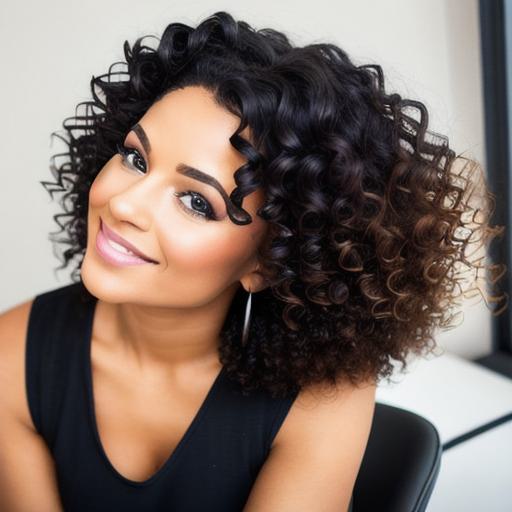 How to achieve a straight hair perm look